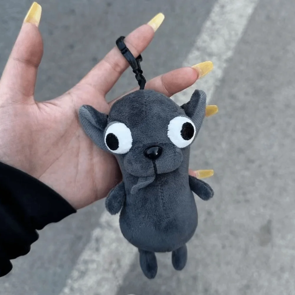 Stuffed Animals Chihuahua Pendant Puppy Pet Realistic Stuffed Chihuahua Keychain Pendant 17cm Chihuahua Simulation Dog