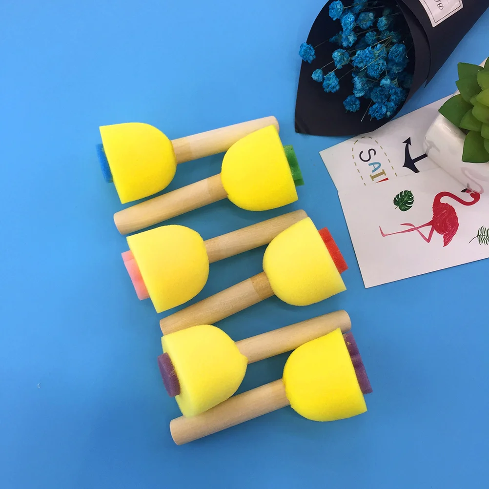 6 шт., губки для рисования детей