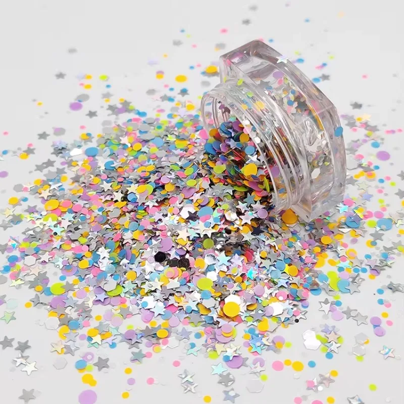 YTYIN بالجملة بريق البوليستر السائبة عالية الجودة بريق مسمار الفن بريق #3