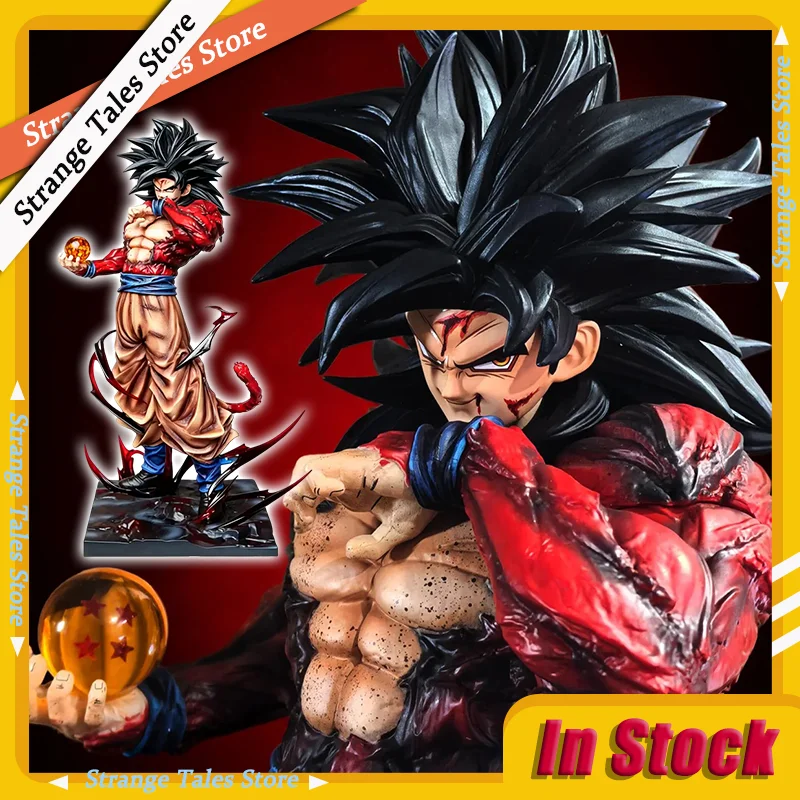 Spot Dragon Ball Z GK Goku Character Replaceable Hand Ssj4 Anime Model Super Saiyan 4 Son Goku Toy Gift Collection view 6