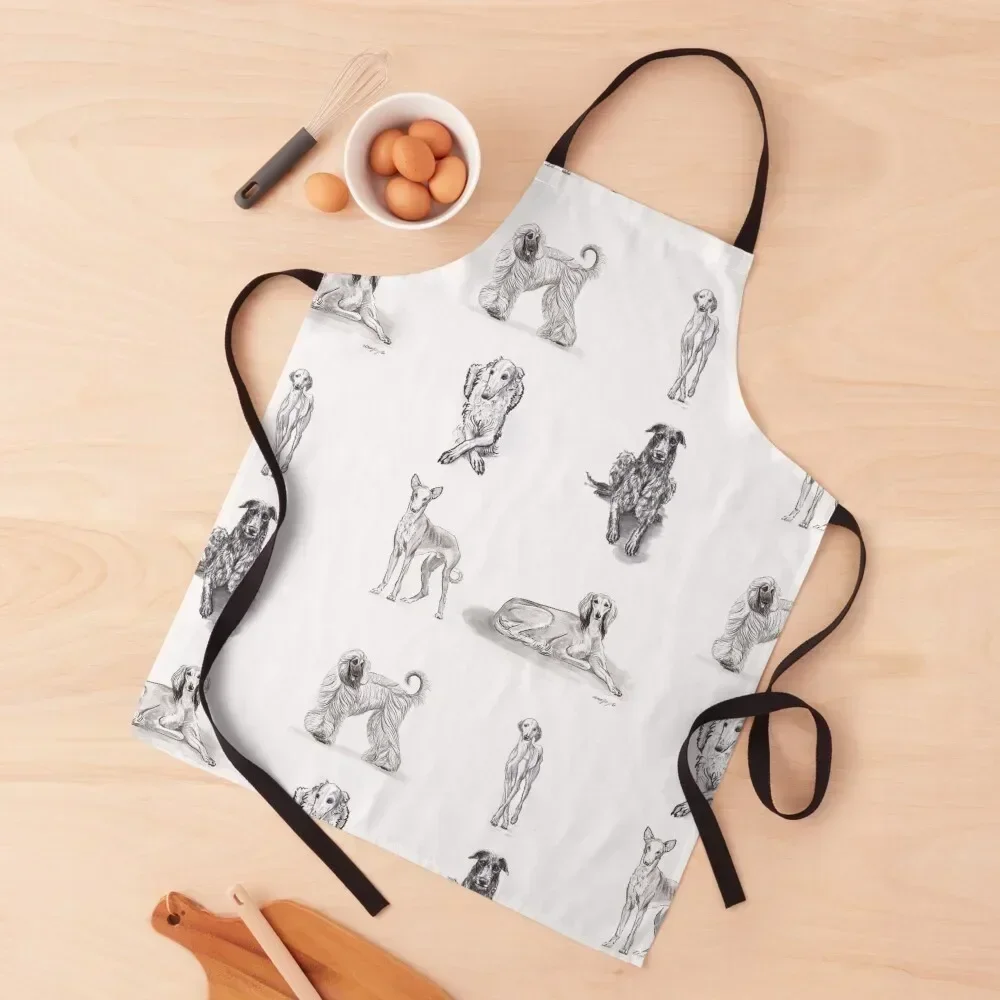 

Sighthounds Apron waiter Kitchen Front Apron