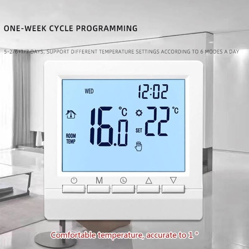 Y5GD Upgraded Room Heating Wall Mount Temperature Controller Gas Boiler Thermostat