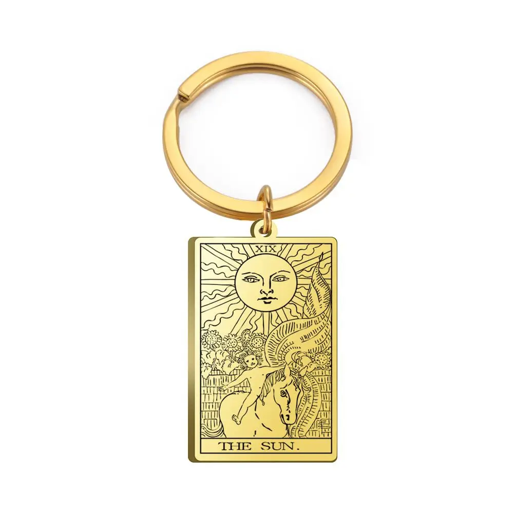 Tarot Card Sweet Key Chains, DIY Jóias Presentes