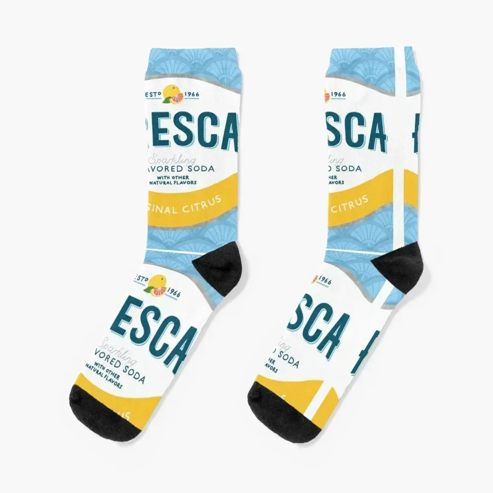 Fresca Pomelo Soda Calcetines Run Botas de montaña regalo divertido Antideslizante fútbol Diseñador Hombre Calcetines Mujer