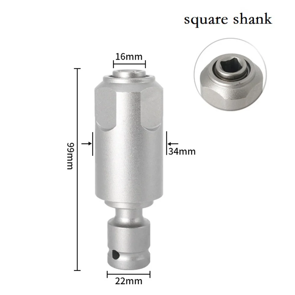 

1/2 Chuck Adapter Impact Driver Wrench Convert To Electric Hammer Square Round Tool Accessories With Dimensions Of 22*99mm