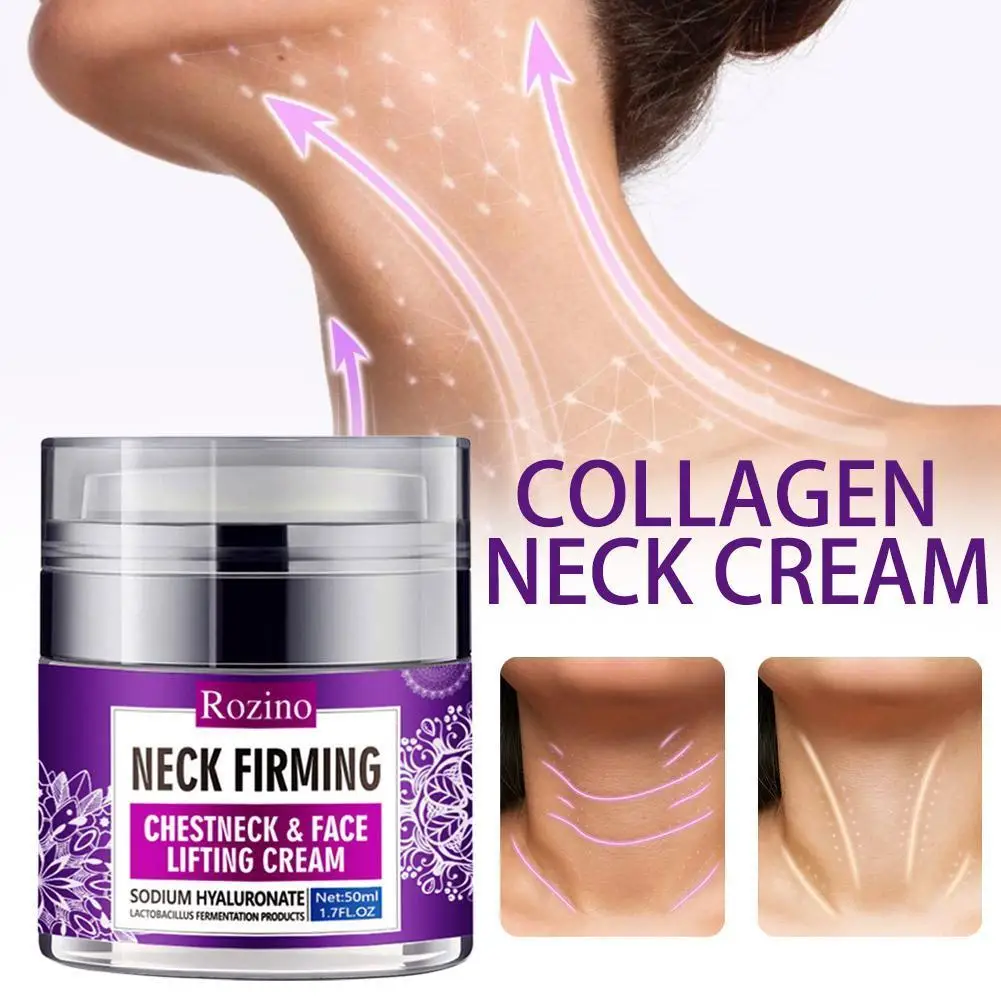 

Neck Firming Cream Natural Anti-Aging Facial Moisturizer With Retinol, Collagen Hyaluronic Acid - Day Night Anti-Wrinkle Cream