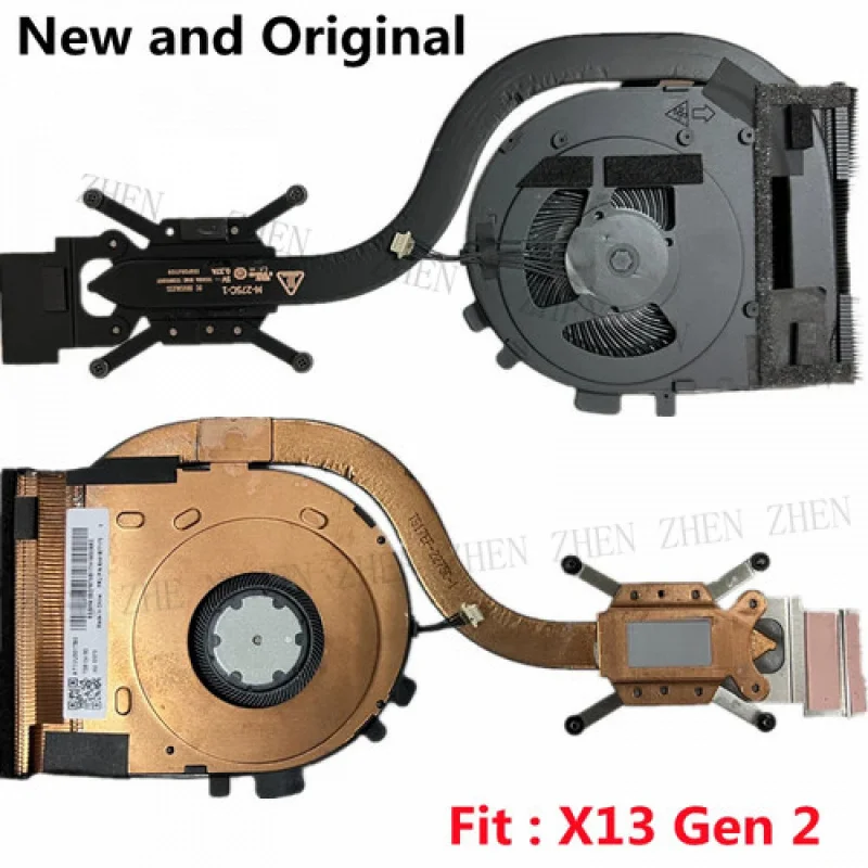 

Y охлаждающий вентилятор процессора, радиатор для Lenovo ThinkPad X13 Gen 2 5H41B77173/72/71