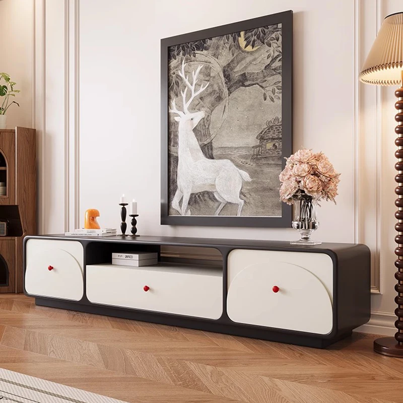 French Modern Tv Stand Kawaii Organizer Drawer Glam Simple Tv Stand Wooden Elegant Premium Mueble De Moderno Para La Furniture