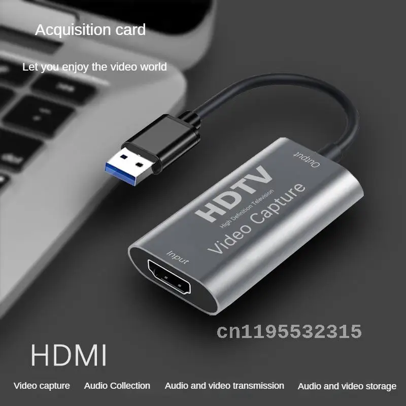 HDMI High Definition Video Capture Card HDMI zu USB 4K Spiel Live Streaming Konferenz Video Aufnahme Ausgang 1080P 60HZ