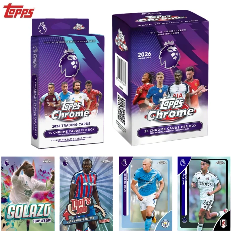 tarjeta-coleccionable-original-de-futbol-topps-2025-26-serie-chrome-premier-league-uefa-champions-league-edicion-limitada-regalos