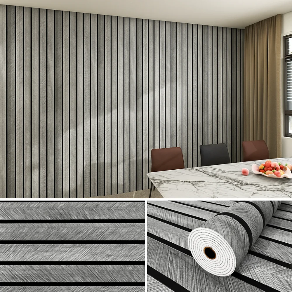 

Водостойкие наклейки на стену, влагостойкие самоклеящиеся обои шириной 40 см, клейкие и приклеивающиеся толстые пенопластовые наклейки на стену из ПВХ