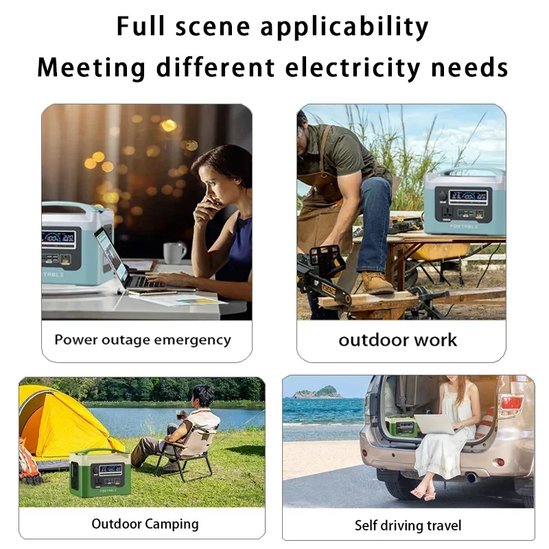 1500W portable power station camping power station power outage batteries 파워뱅크 power supplyfor Outdoor Blackout 배터리 캠핑 Camping