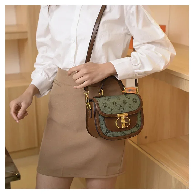 2025 New Arrival! High - End and Niche Handheld Saddle Bag for Women. Versatile for Shoulder and Crossbody Carry