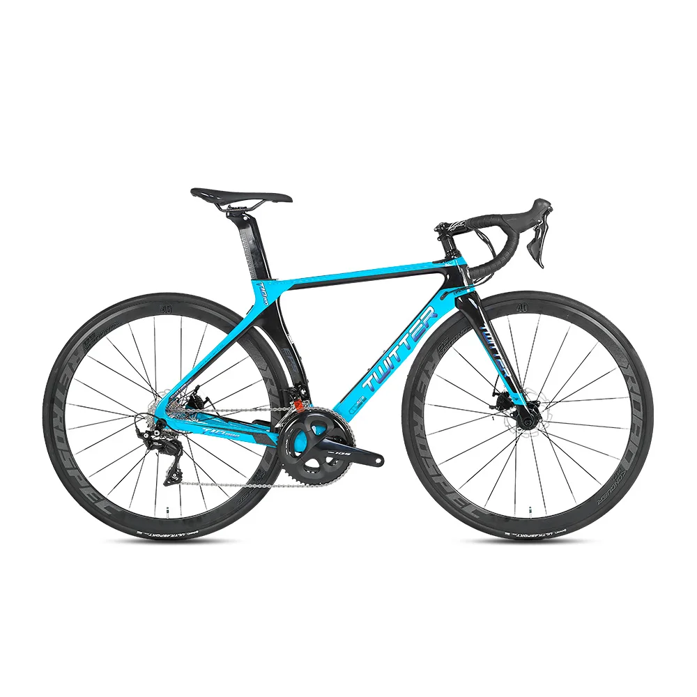 Twitter Bicycle T10 Disc Brakes RIVAL 22S Bicicleta De Ruta 700 Vicicleta Arretera Carbono aero Racing Carbon Road Bikes