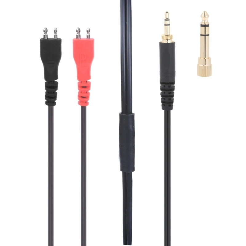 Replacement Cable with 6.35mm Adapters for HD25 HD560 HD540 HD480 HD430 HD250 Headphones OFCWire Elevates Sound Quality