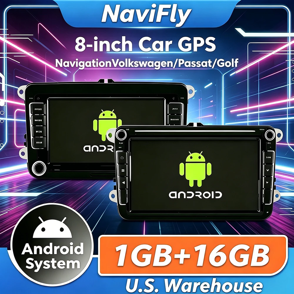 

Автомагнитола Navifly Android для универсальных моделей VW Volkswagen Golf 5 6 Polo Passat B6 B7 / Skoda Fabia Octavia 2 3 / Seat Altea Leon