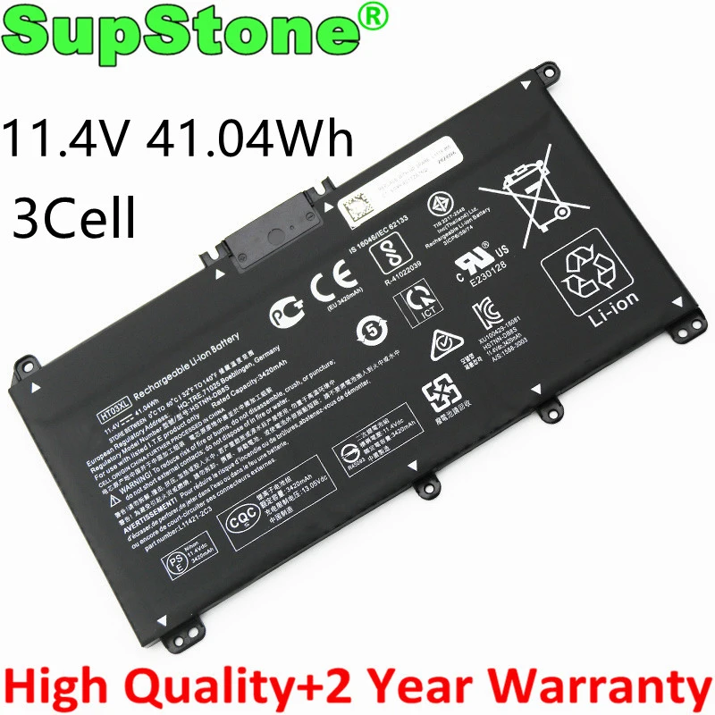 Supstone Ht03xl L11421542 Bateria para hp Pavilion X360 14-dh1017tx Ce1016tu Dh0009nx 15s-fq1000nl Fq1003na Da0015nw 17-ca0006nq