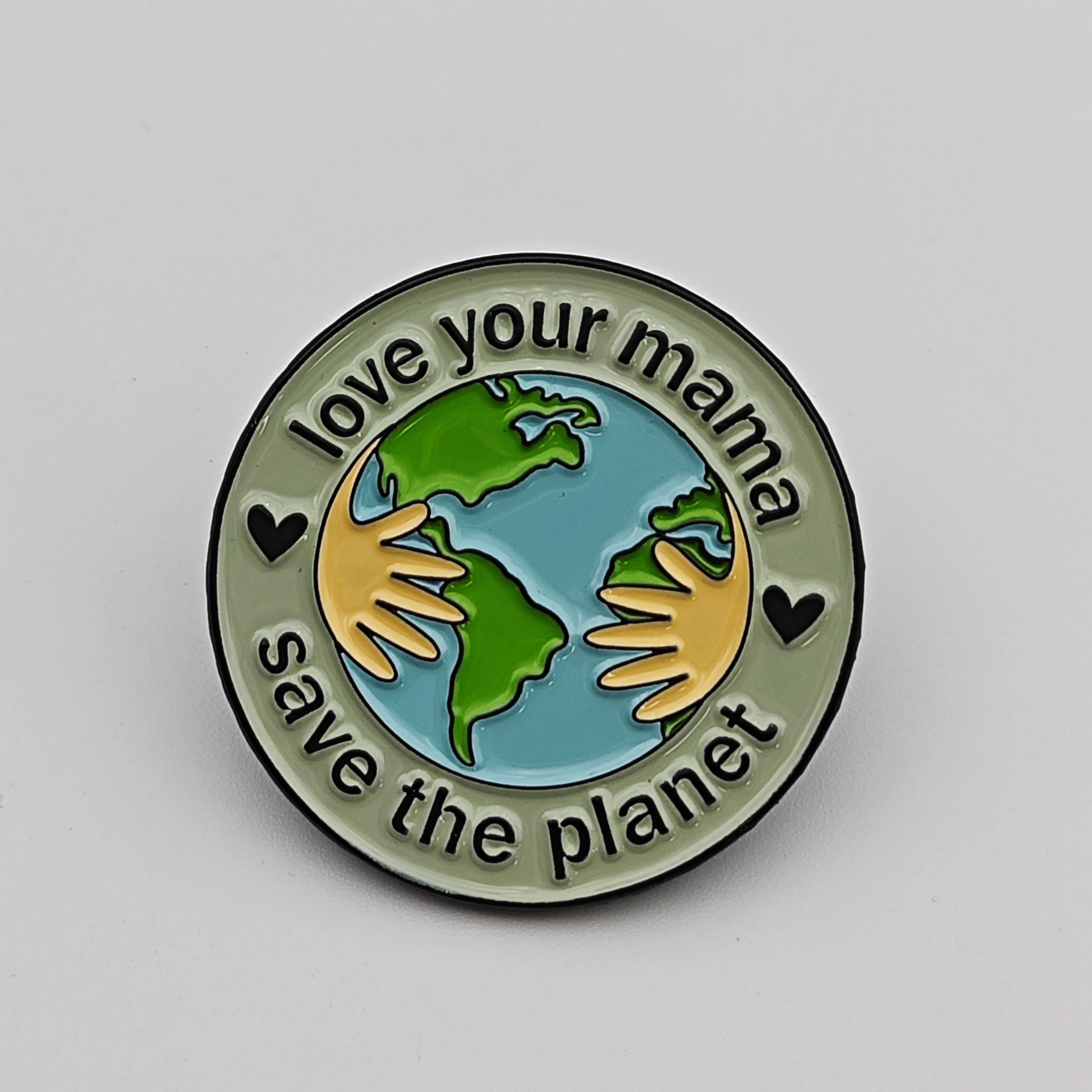 Globe Enamel Pins Cartoon Save Water Brooch Protect Gift Wholesale Save The Planet Brooch Environment Accessories Ecology Badge