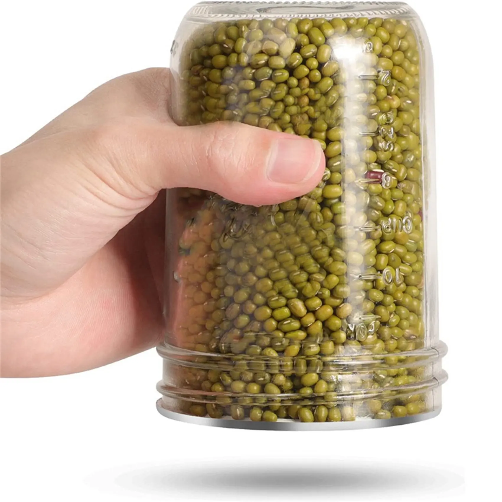 Sigillante sottovuoto per barattoli, kit di sigillatura sottovuoto per barattoli a bocca normale e a bocca larga, sigillante per inscatolamento con pompa per vuoto