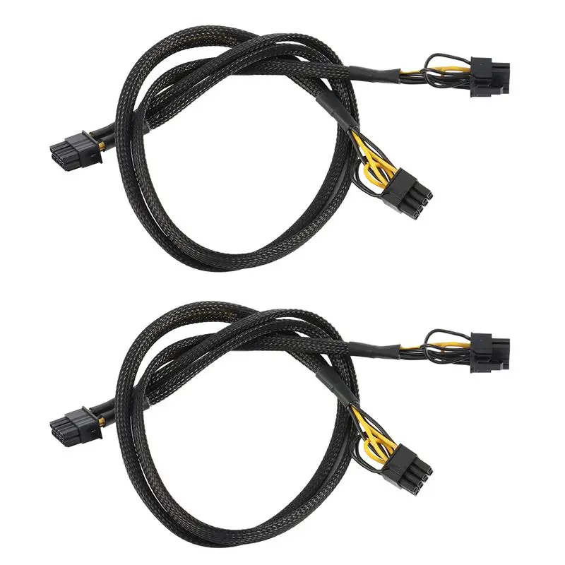 Leading-2X 10 Pin To Dual PCI-E 8 Pin(6+2) Graphics Card Power Supply Cable For HP Proliant DL380 G6 G7 Server Motherboard 60Cm