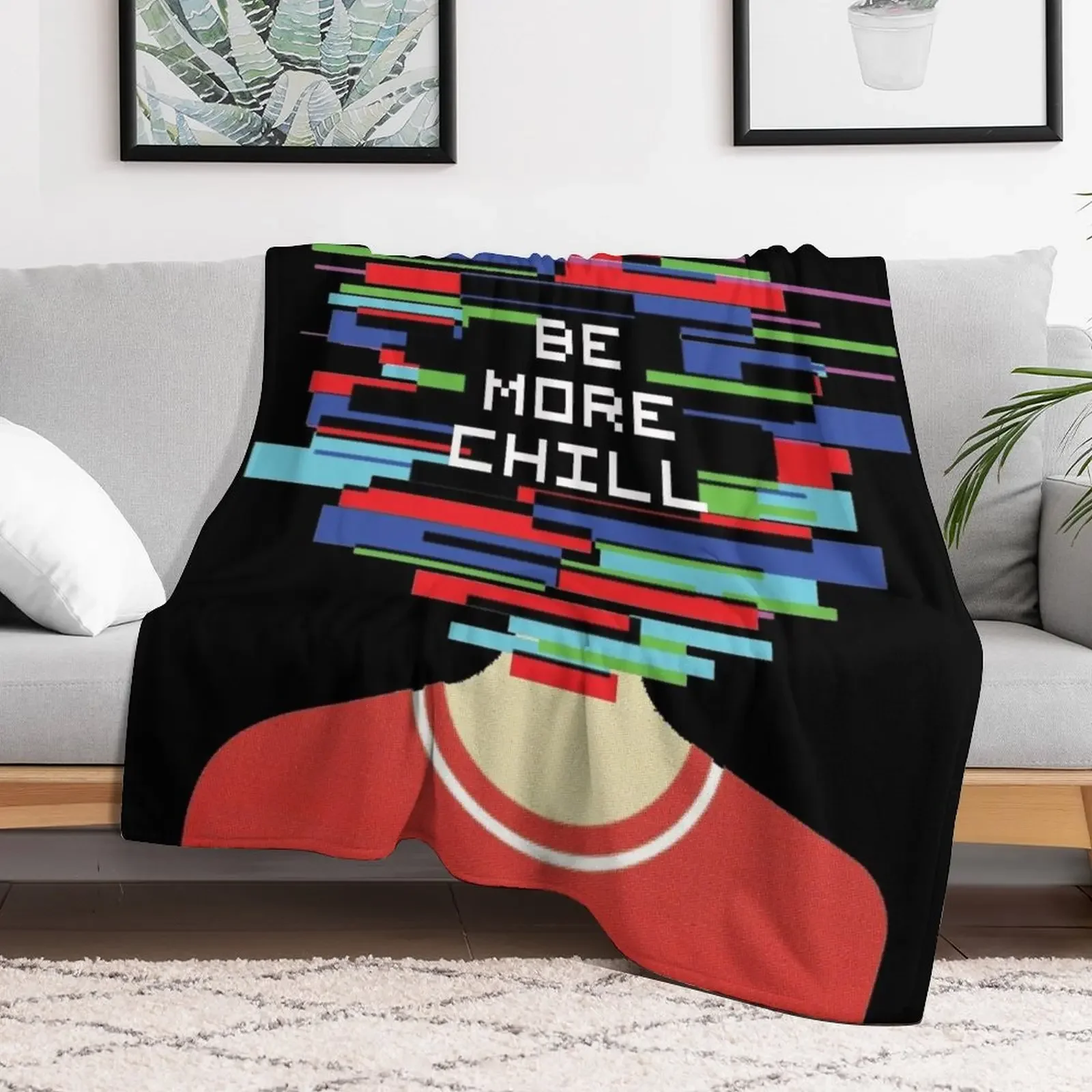 Be More Chill- Official Recording Throw Blanket Sofas Sofa Throw Luxury Brand Designers Blankets