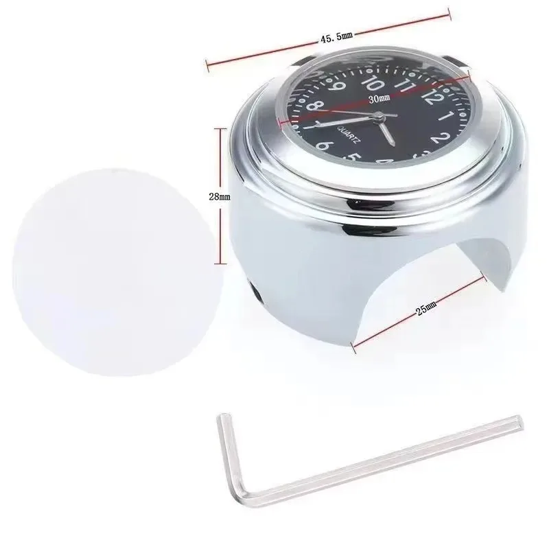 AliExpress Zza  Stainless Steel Pad Handlebar Aluminum Alloy Clock Night Vision Waterproof Shockproof Buckle Motorcycle Bicycle Watch