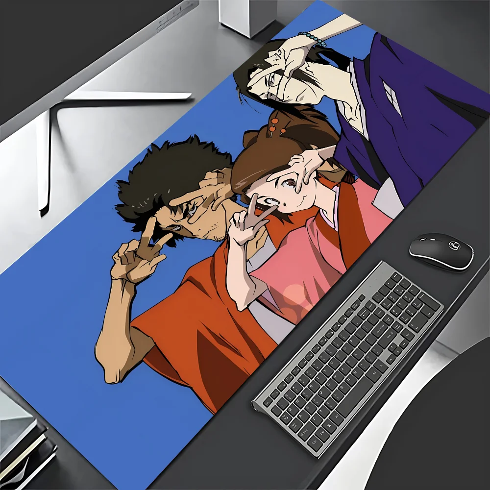 S-Samurai C-Champloo Mousepad Mouse Pad Laptop Gaming Accessories Mousepad Large Desk Mat Computer Gamer Keyboard Rug Carpet