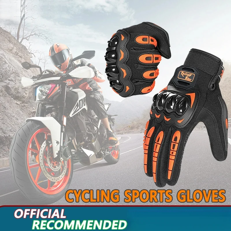 

Summer Motorcycle Motocross Gloves Full Finger Men's Women's Motorbiker Gloves Bike Riding Cycling Waterproof Protective Luvas