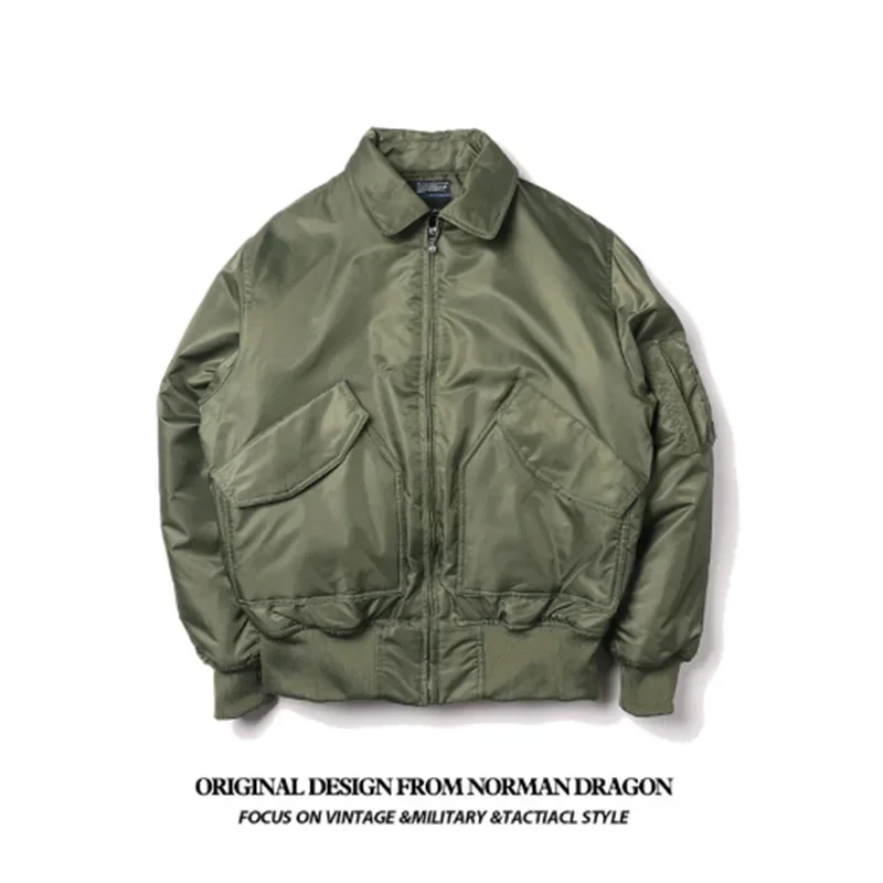 Norman Long Usa Military Uniform Air Force Lapel CWU-45p Pilot Jacket Cotton Coat Tactical Baseball Clothes men's Outdoor Riding