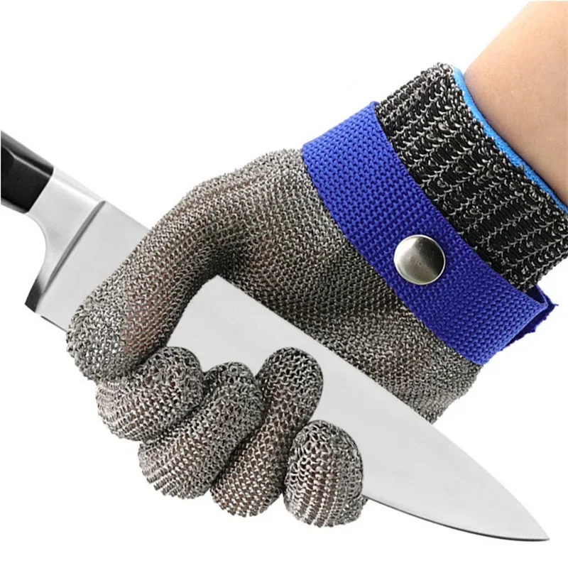 Stainless steel gloves, anti-cutting safety anti-cutting, hand protection, metal meat mesh gloves, Butcher wire