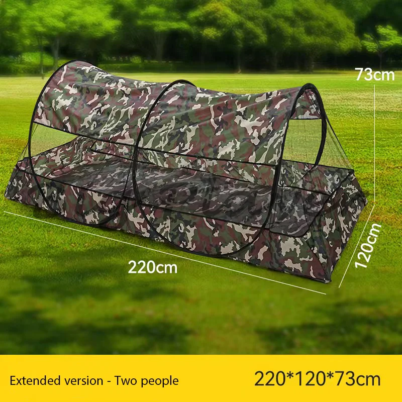 ناموسية محمولة قابلة للطي مع سحاب سفلي لمنع لدغات البعوض. استخدم شبكة شبكية للتخييم في الهواء الطلق والاستخدام المنزلي