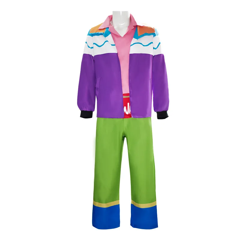 Undertale Game Fresh! Sans Cosplay Costume Adult Men Fancy Colorful Uniform Suit Halloween Party Carnival Show Outfits