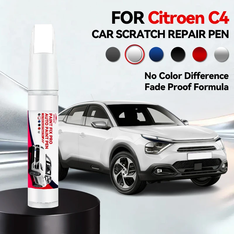 

Для Citroen C4 2004-2025 LC B7 E3 C41/C43: Карандаш для ремонта краски, средство для удаления царапин, аксессуары для авто DIY, черный, белый, синий, коричневый