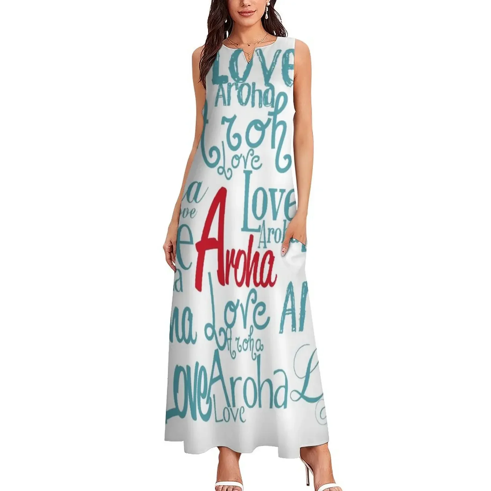 เดรสยาวทรงหลวมสำหรับฤดูร้อน ชุดราตรีออกงาน ชุดราตรียาวสำหรับผู้หญิง