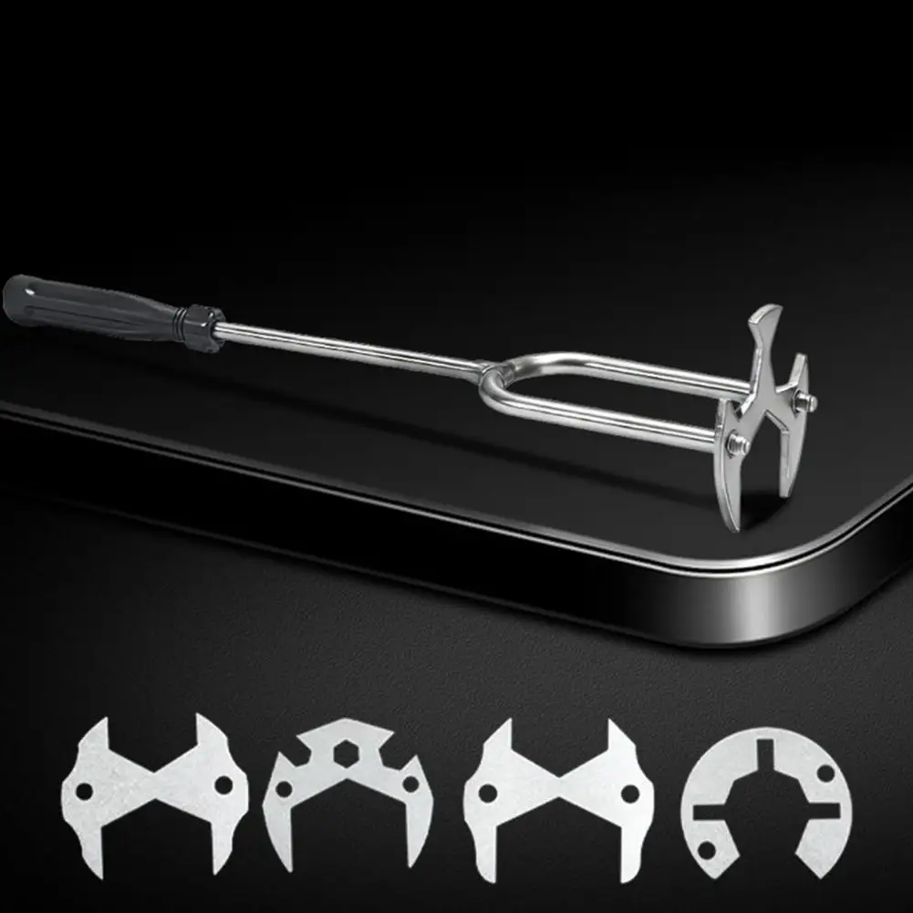 

Вращающийся на 360 градусов ключ Ключ для ванной комнаты Набор ключей для раковины с вращением на 360 градусов Многоразмерный сантехнический инструмент для герметичности