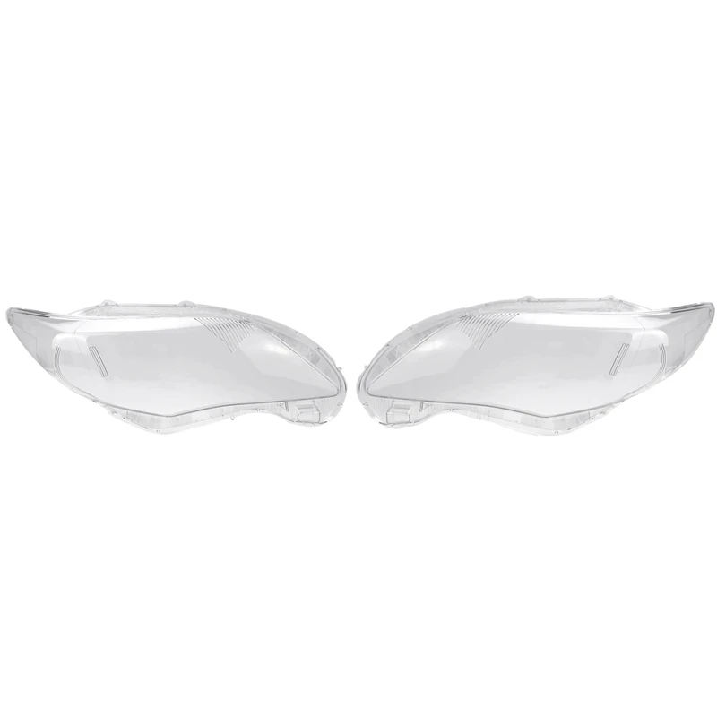 

For Toyota Corolla 2010-2013 Pair Car Headlight Cover Transparent Lampshade Shell (Left + Right )