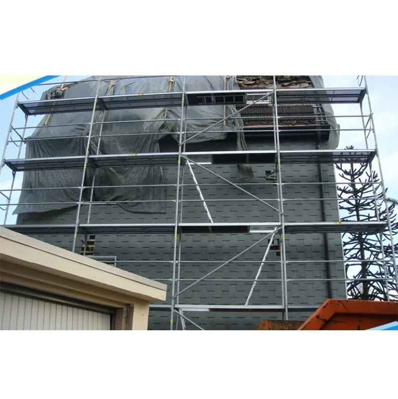 Scaffuta in acciaio con struttura a cavalletto fisso in lega di alluminio, scala per attrezzi da arrampicata, scala industriale, telaio a H, per la costruzione