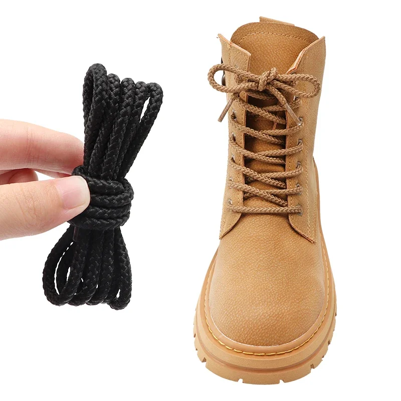 Round Laces for Sneakers Boots Shoelaces Solid Classic Casual Sports Outdoor Hiking Mountaineering Shoelace Lace 14Colors