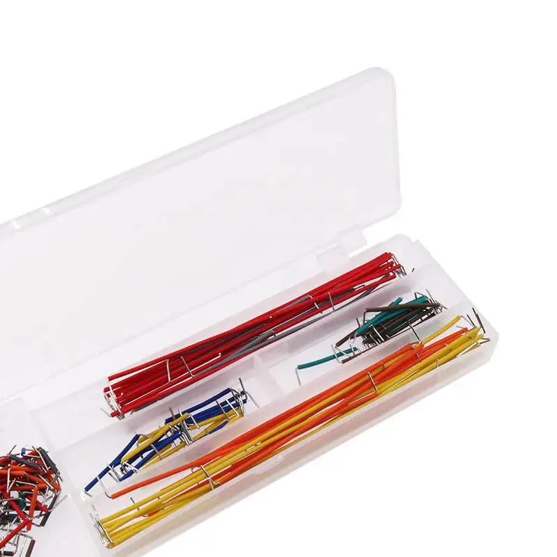 1 Box Breadboard-Draht, 140 Streifen, Verbindungsleiter in Box, elektronischer Jumper – Detail 2