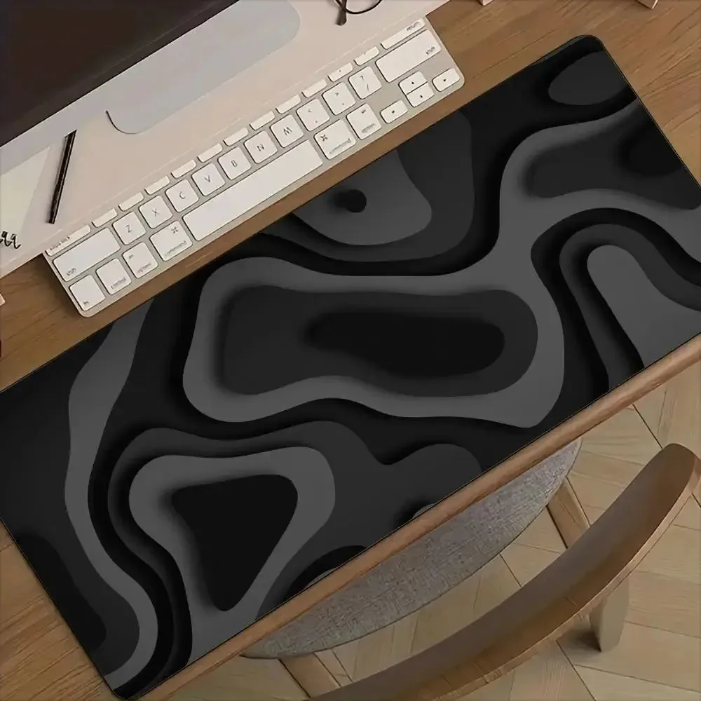 Hill Texture Rubber Desktop Mouse Pad Desk Mat Gaming Mats Anti-Slip Durable Pc Accessories Laptop Study & Office Keyboard Mat