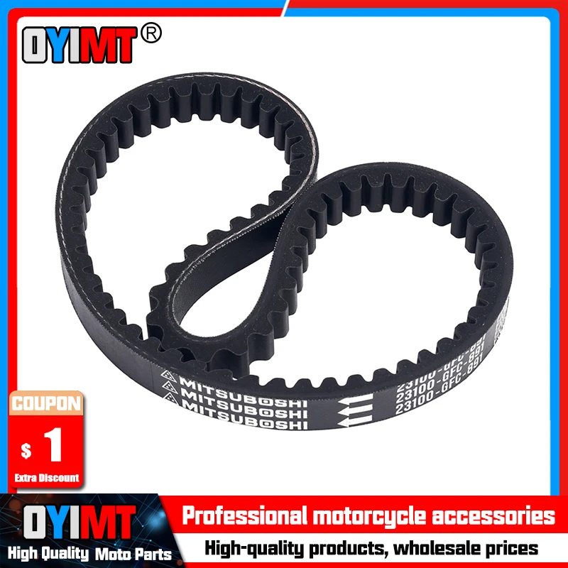 Motorcycle Clutch Drive Belt Transmission For Honda NCH50 Metropolitan DIO AF62 AF68 GFC Mitsuboshi DIO50 SDH50 UZ50 GFC50