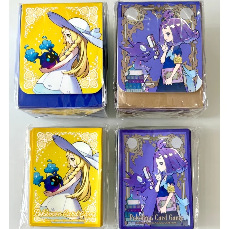 Em Estoque: Genuíno Pokémon PTCG Lillie Acerola Cosmog Sableye - Protetor de Cartas, Caixa de Cartas e Mega Merchandise de Anime - Presente