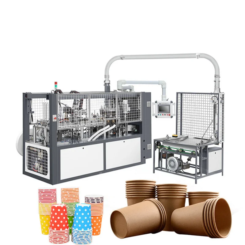 High Speed Automic Bottom disposable Paper Cup Slitter Machine Dispolable Paper Cup Machine Industrial Paper Cup Making Machine