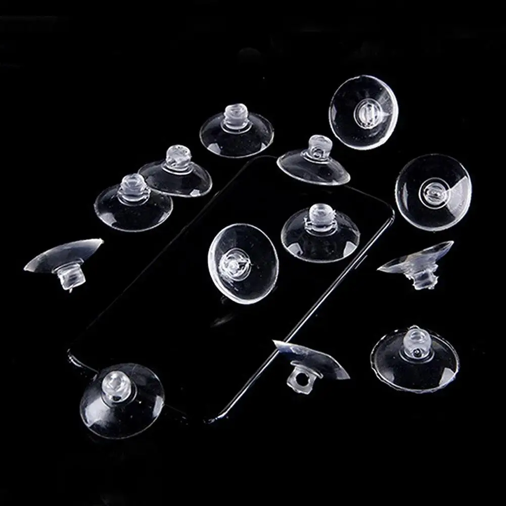 10-100pcs 3/4/5cm Aquarium Suction Cup Air Tube Holder Sucker For Fish Tank Pump Oxygen Air Tube Fixing Clip Accessories