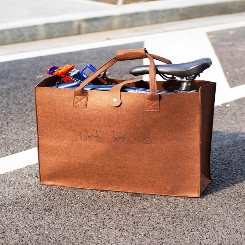 

For Brompton Folding Bike Storage Bag Durable Lightweight Portable 16-inch Bicycle Storage Bags Cycling Bicycle Accessories