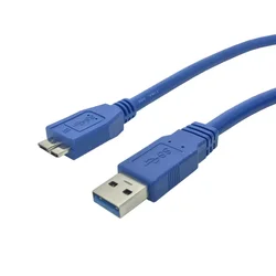 Micro USB Type-A to USB 3.0 Micro B Cable Connector 5Gbps External Hard Drive Disk Cable for Hard Drive Computer Cable