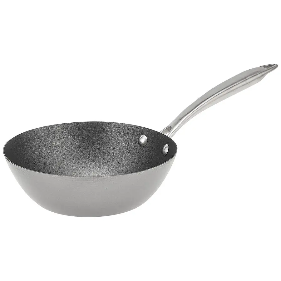 

Superior Steel Spun Wok, 8.5 Inch,16400,Black