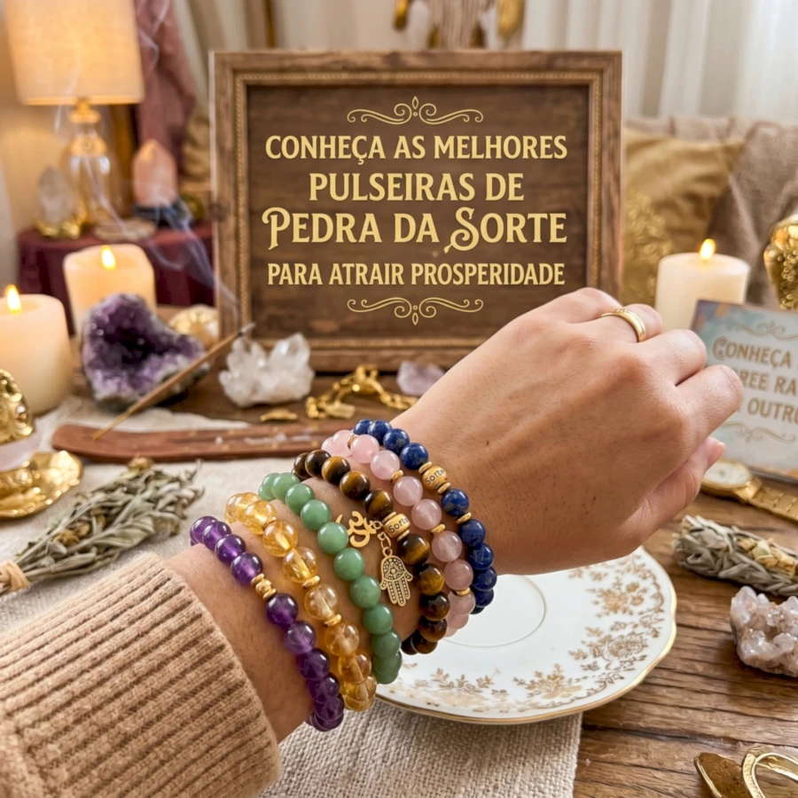 Conheça as Melhores Pulseiras de Pedra da Sorte para Atrair Prosperidade