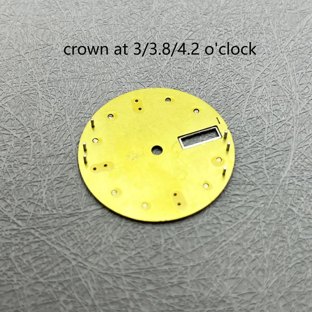 28.5mm NH35 dial Kanagawa green full luminous dial nh36 suitable for NH35/NH36 automatic movement Godzil dial can customize logo