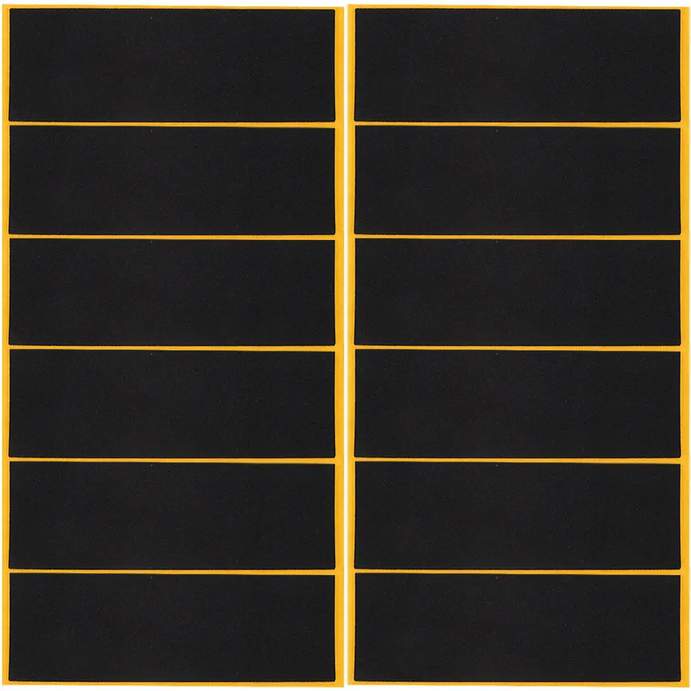 

12 шт. противоскользящей ленты для фингерборда из мягкого пеноматериала, приятной на ощупь, без раздражения, отлично подходит для ежедневных тренировок и выполнения трюков.